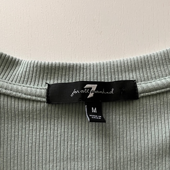 7 For All Mankind Button Up Cardigan (Size Medium) NWT - Picture 3 of 10